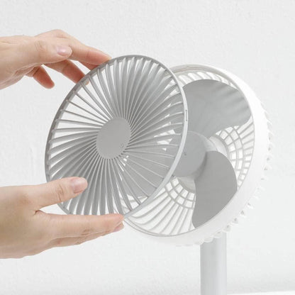 Adjustable Height Telescopic Rechargeable fan
